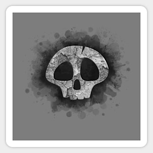 Cryptic Skull Logo Sticker